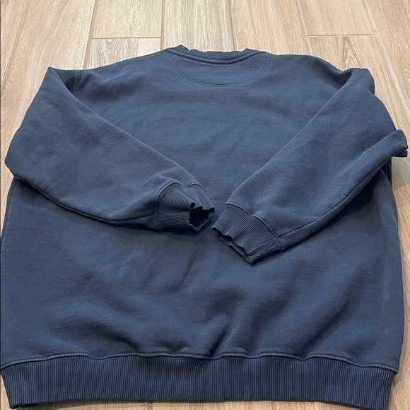 Anine Bing Navy Oversized Crewneck Sz XS A-08-5205-420 - Picture 9 of 14